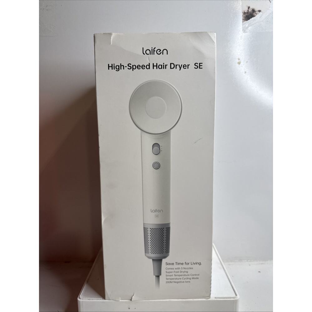 Laifen SE Hair Dryer Blow-Dryer Ionic Technology Temperature Cycling White